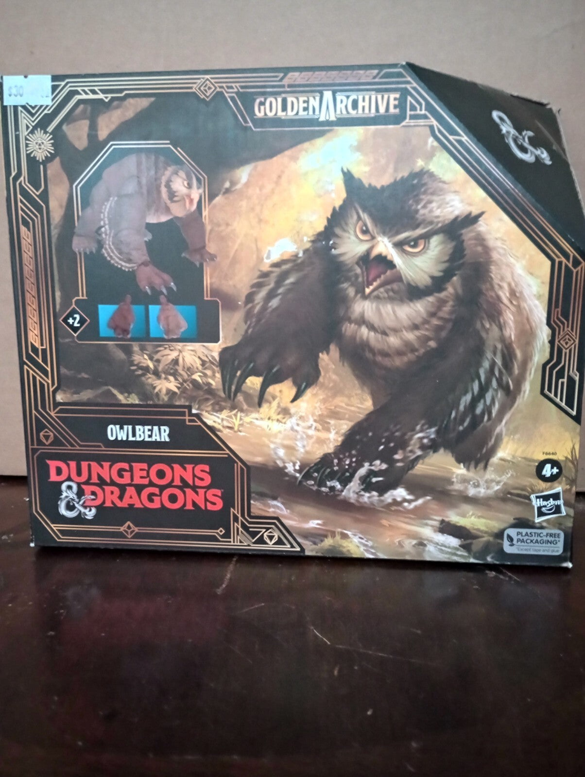 Hasbro Dungeons and Dragons Golden Archive Brown Owlbear 6" Action Figure MISB