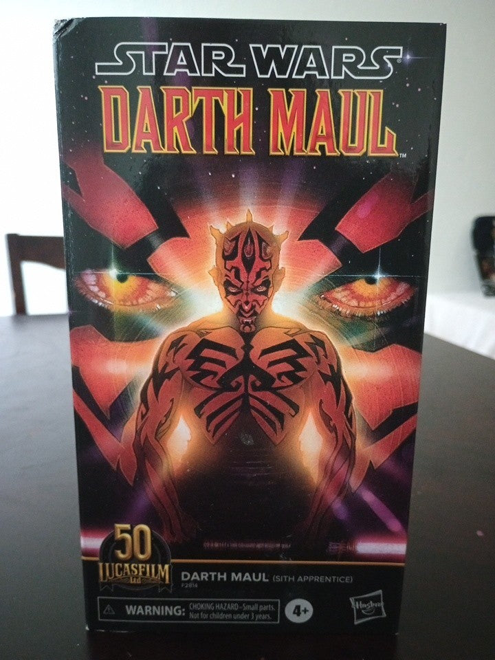 Star Wars 6 Inch Black Series Darth Maul Sith Apprentice Boxed