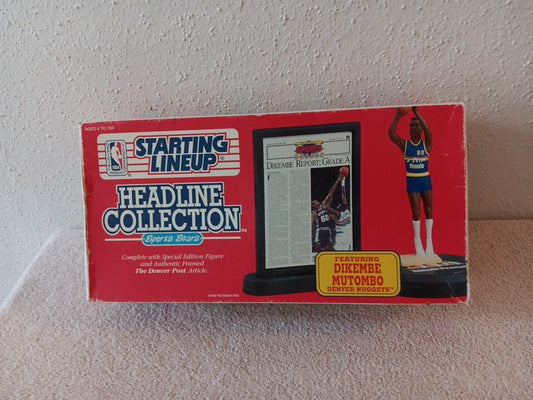 Starting Lineup Headline Collection 1992 Dikembe Mutombo Nuggets NBA