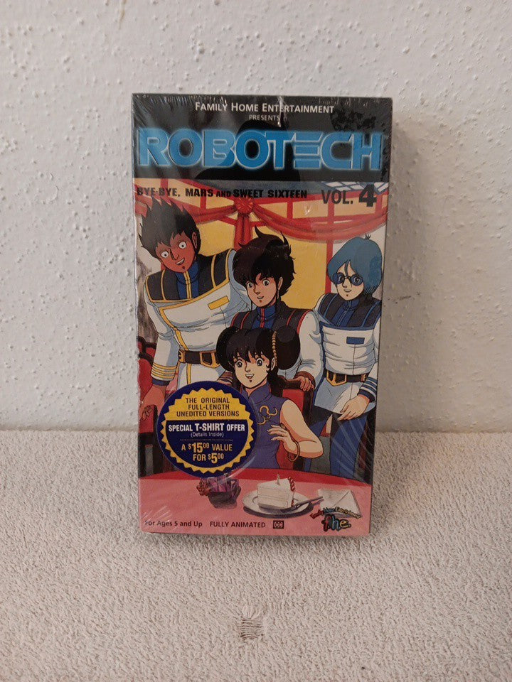 Robotech VHS Vol. 4 (Bye Bye Mars / Sweet Sixteen)