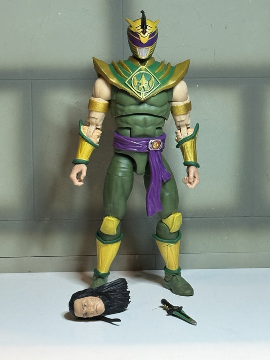 Custom Green Ranger LORD DRAKKON Power Rangers Lightning Collection EVO III