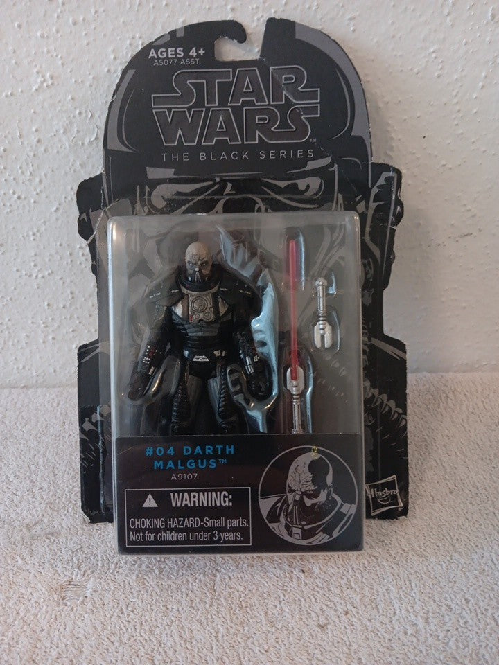  Star Wars Black Series #04 Darth Malgus 3.75" Figure  Hasbro