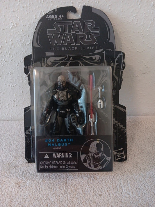  Star Wars Black Series #04 Darth Malgus 3.75" Figure  Hasbro