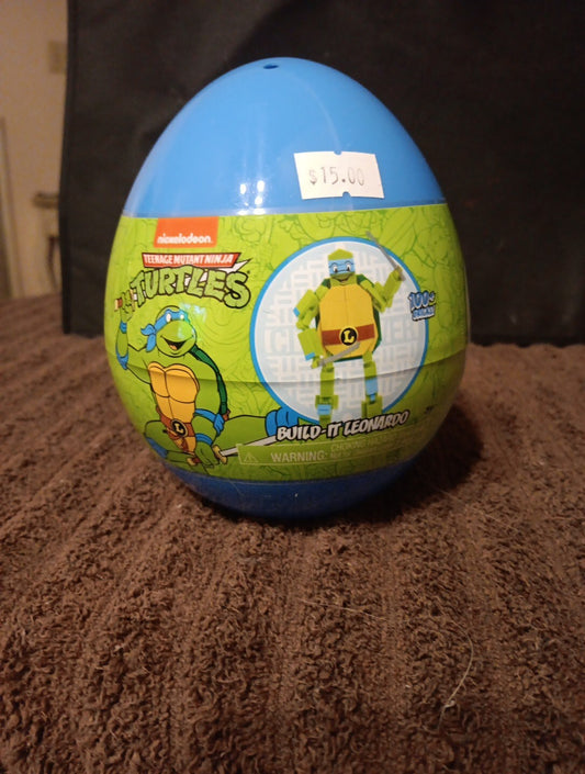 TMNT Leonardo Teenage Mutant Ninja Turtles Nickelodeon Kid’s Build-It Set- NEW