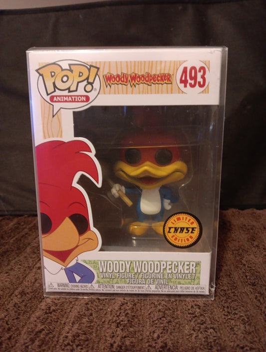 Funko Pop Animation: Woody Woodpecker Woody 493  (Chase) 