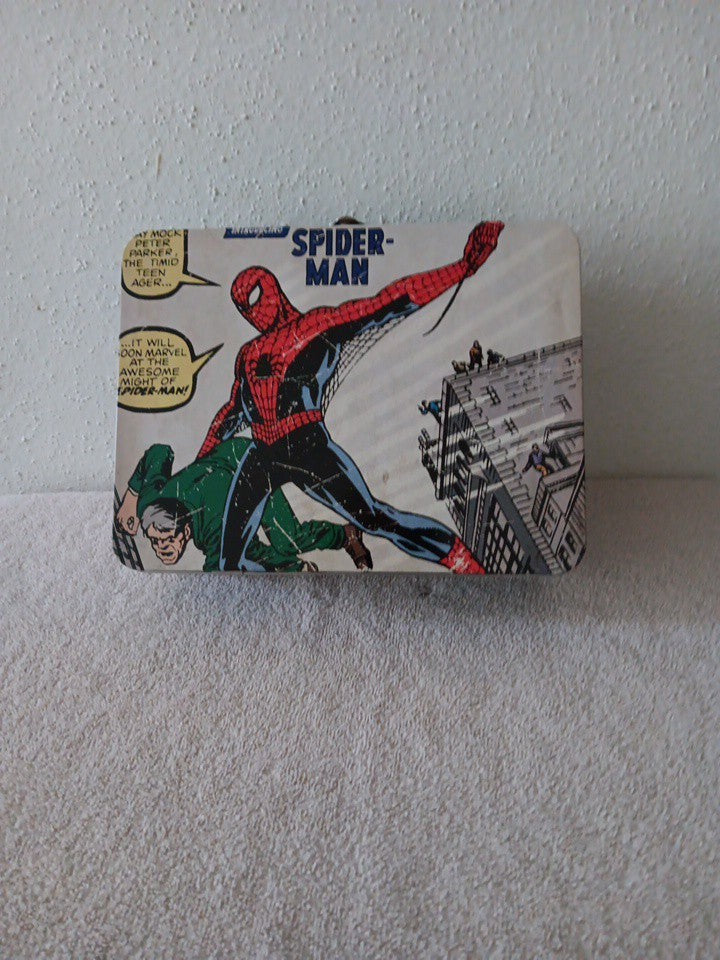 2017 Spider-Man Fan Expo Dallas Exclusive Marvel Tin Metal Lunch Box 