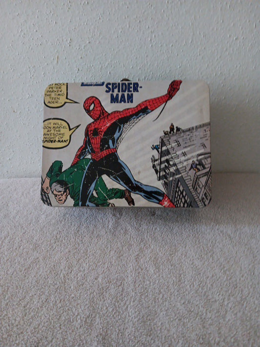 2017 Spider-Man Fan Expo Dallas Exclusive Marvel Tin Metal Lunch Box 