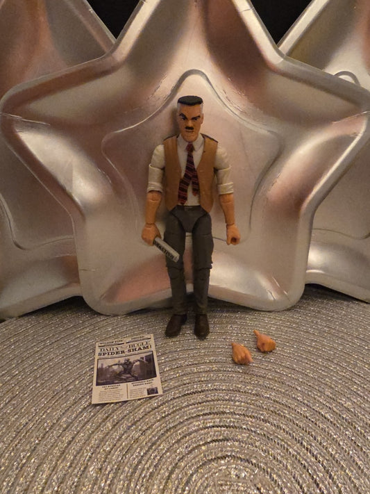 Marvel Legends 6" Spider-Man Retro J. Jonah Jameson Loose & Complete