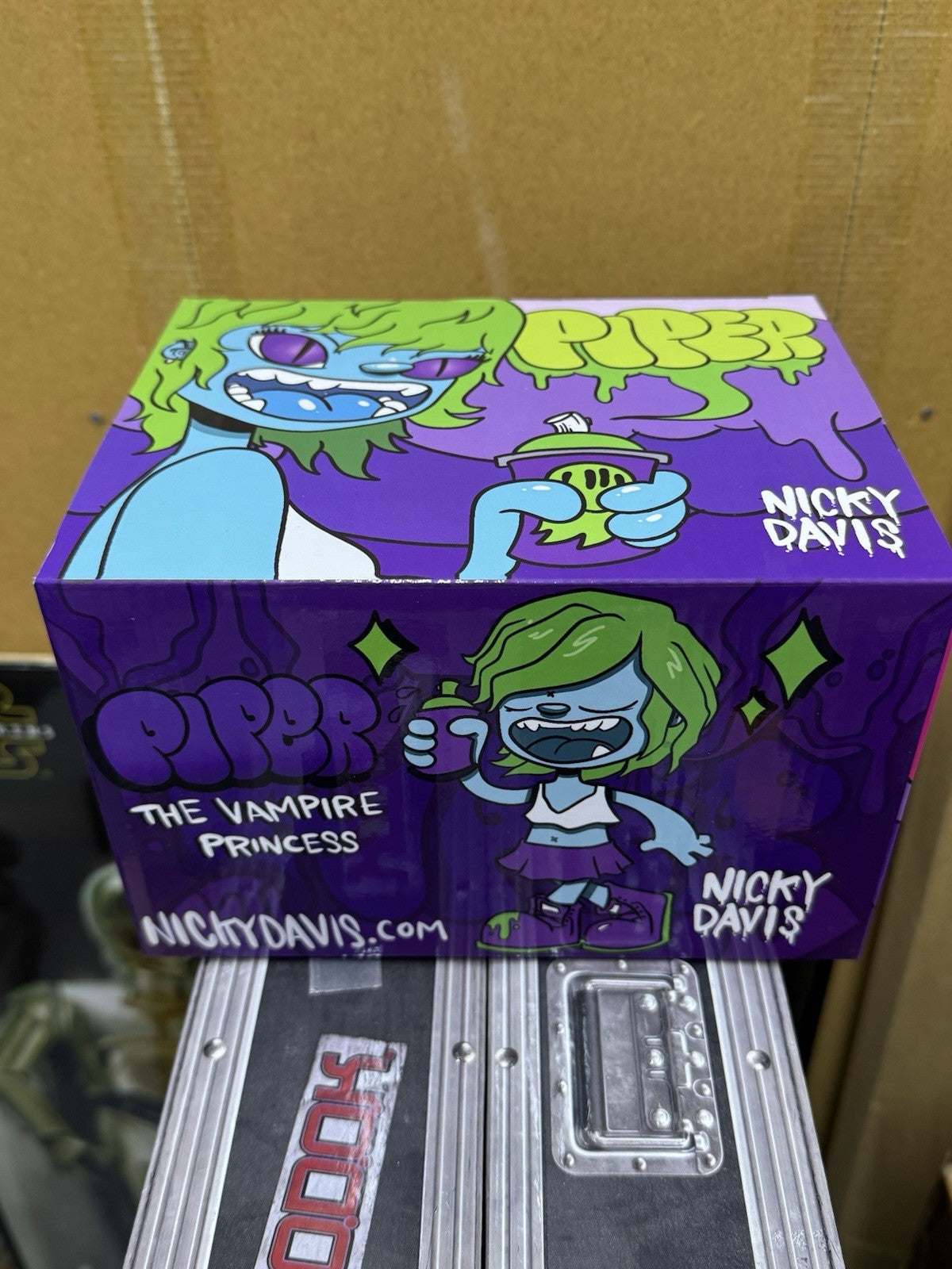 Purple PIPER Ghost Gang by Nicky Davis Designer Toys Limited To 40 8” Figure