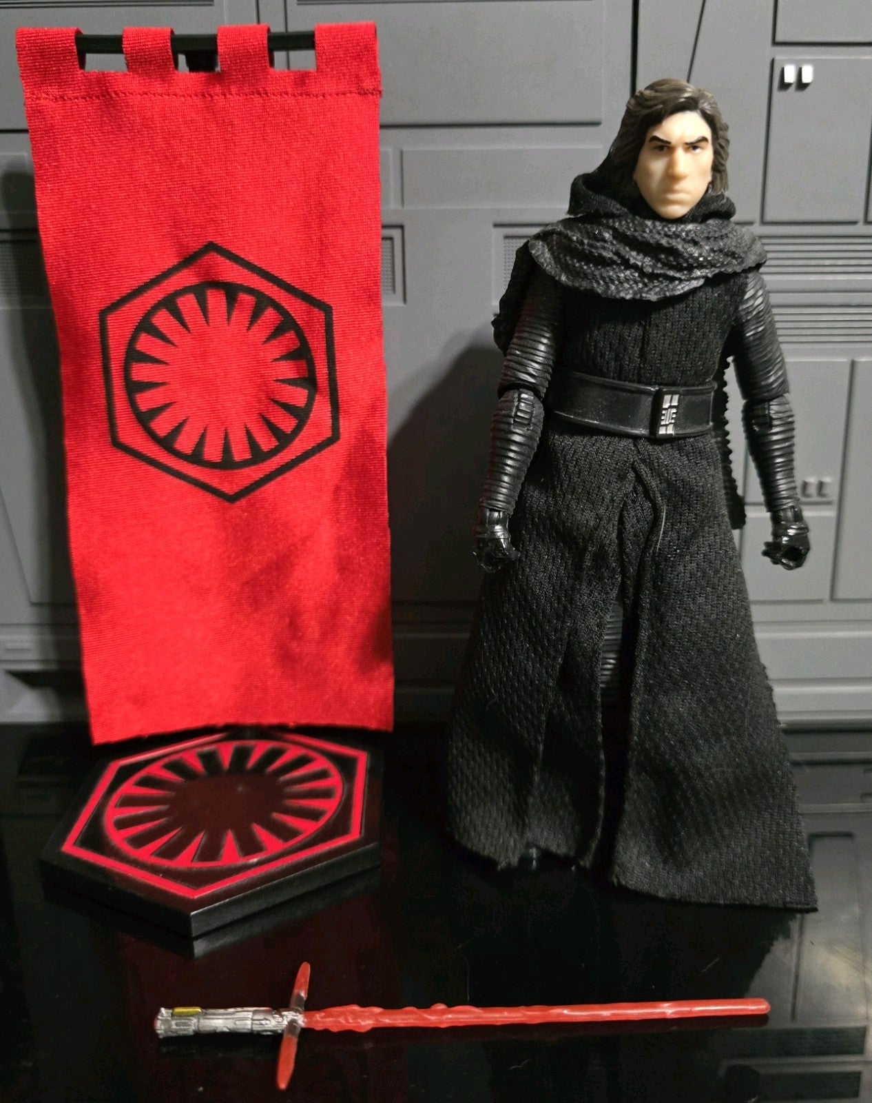 HASBRO STAR WARS BLACK SERIES 6" inch Kylo Ren Unmasked Exclusive SDCC 2016 
