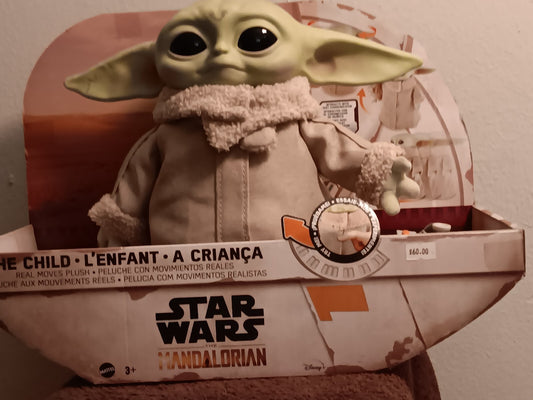 The Child Real Moves Plush Baby Yoda Mattel Star Wars The Mandalorian RC 