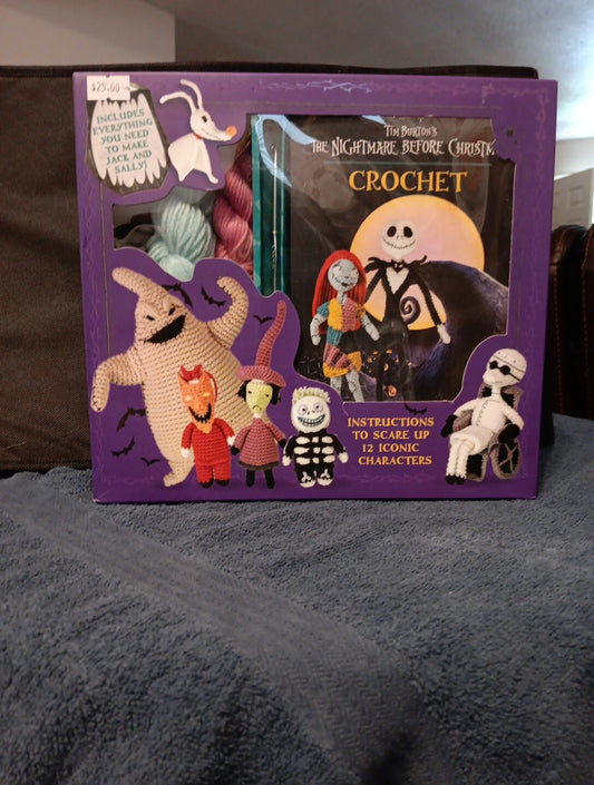 Disney Tim Burton's The Nightmare Before Christmas Crochet (Crochet Kit) SEALED!
