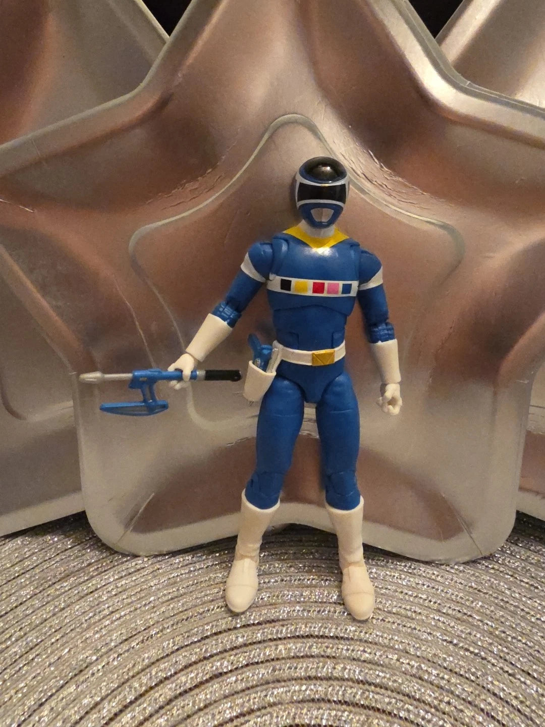 Power Rangers Lightning Collection In Space Blue Ranger Figure