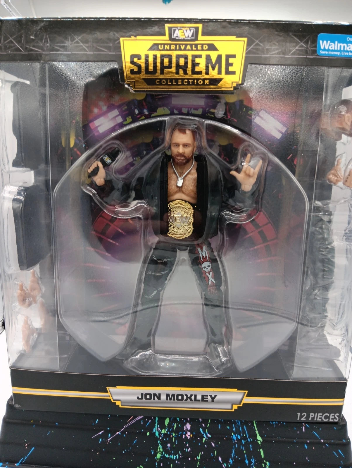 AEW Unrivaled Supreme Collection JON MOXLEY Action Figure Walmart Exclusive