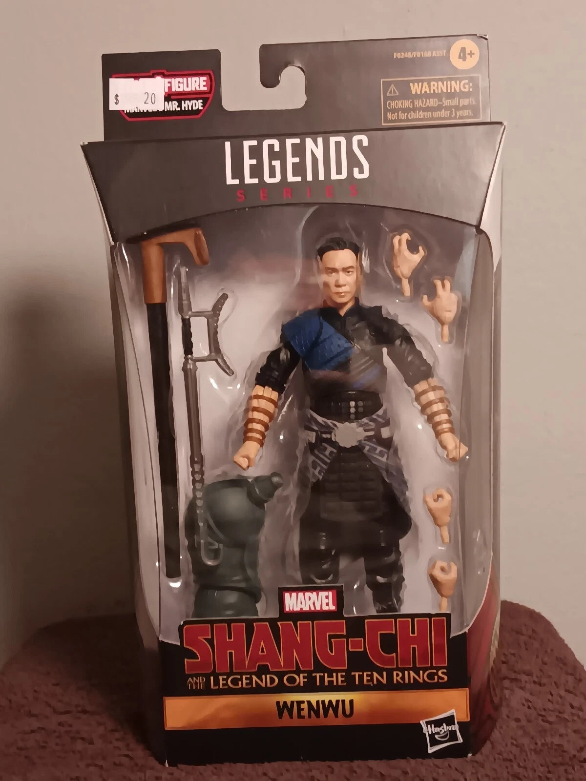 Marvel Legends Build A Figure Wenwu Shang Chi Legend of the Ten Rings Mr Hyde