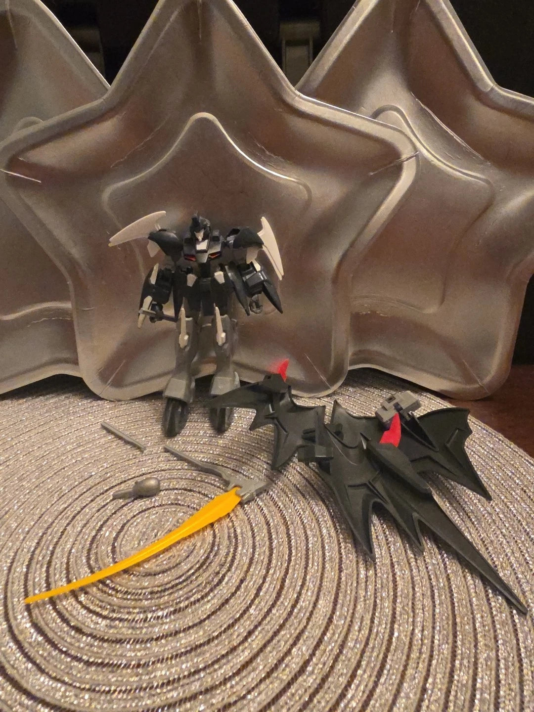 Gundam Deathscythe H. Custom Mobile Suit Bandai Action Figure Toy Missing Wing
