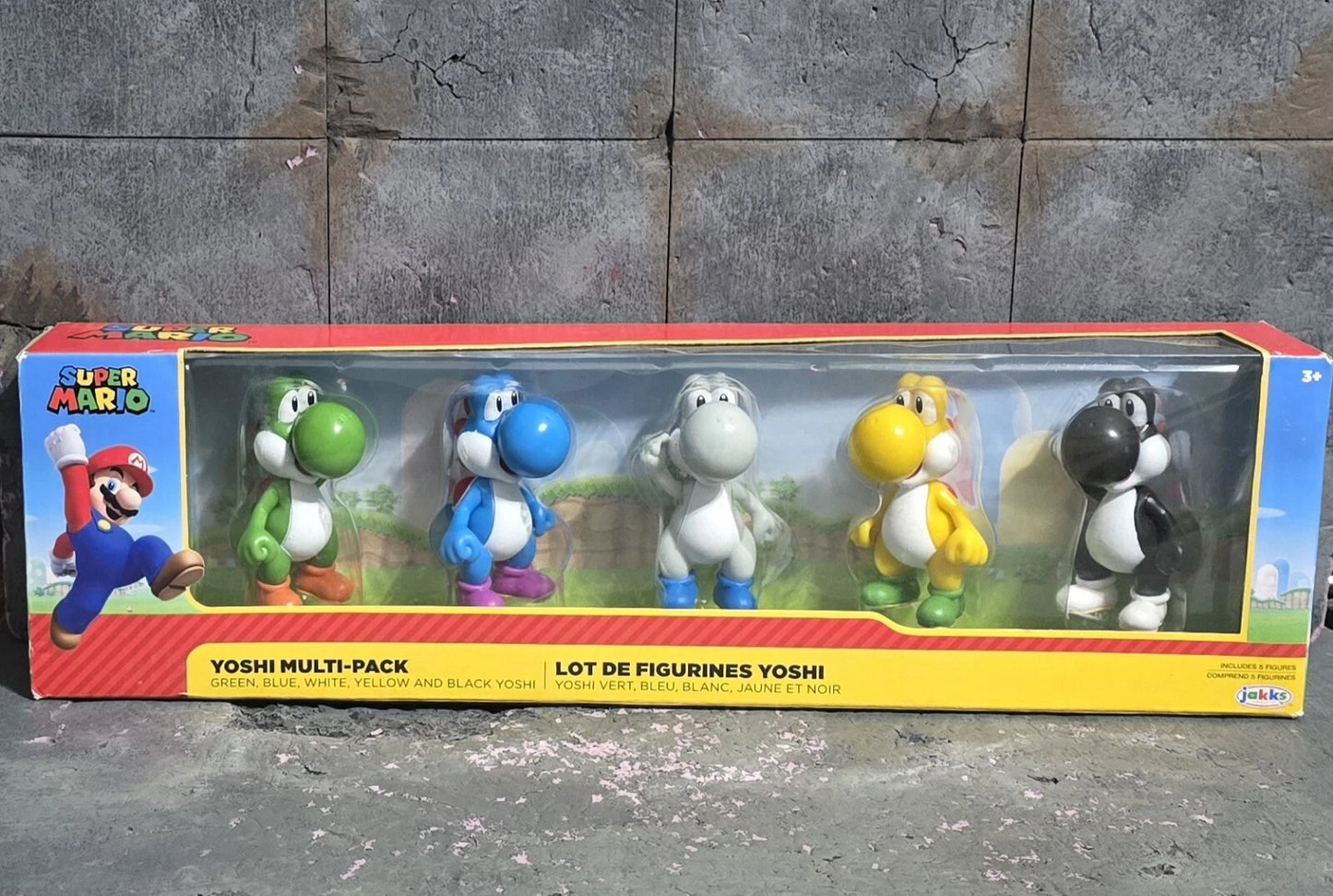 The World of Nintendo Super Mario Bros 5 Yoshi Multi Pack Jakks Pacific