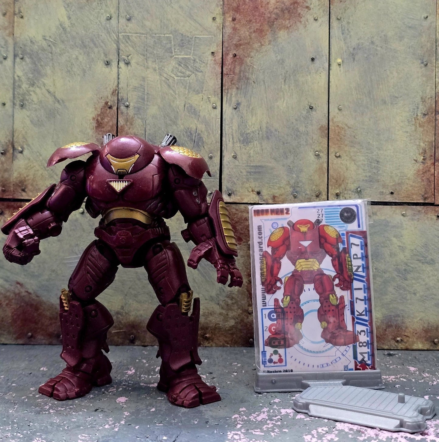 Iron Man 2 Comic Series Hulkbuster 4” Figure Marvel Universe