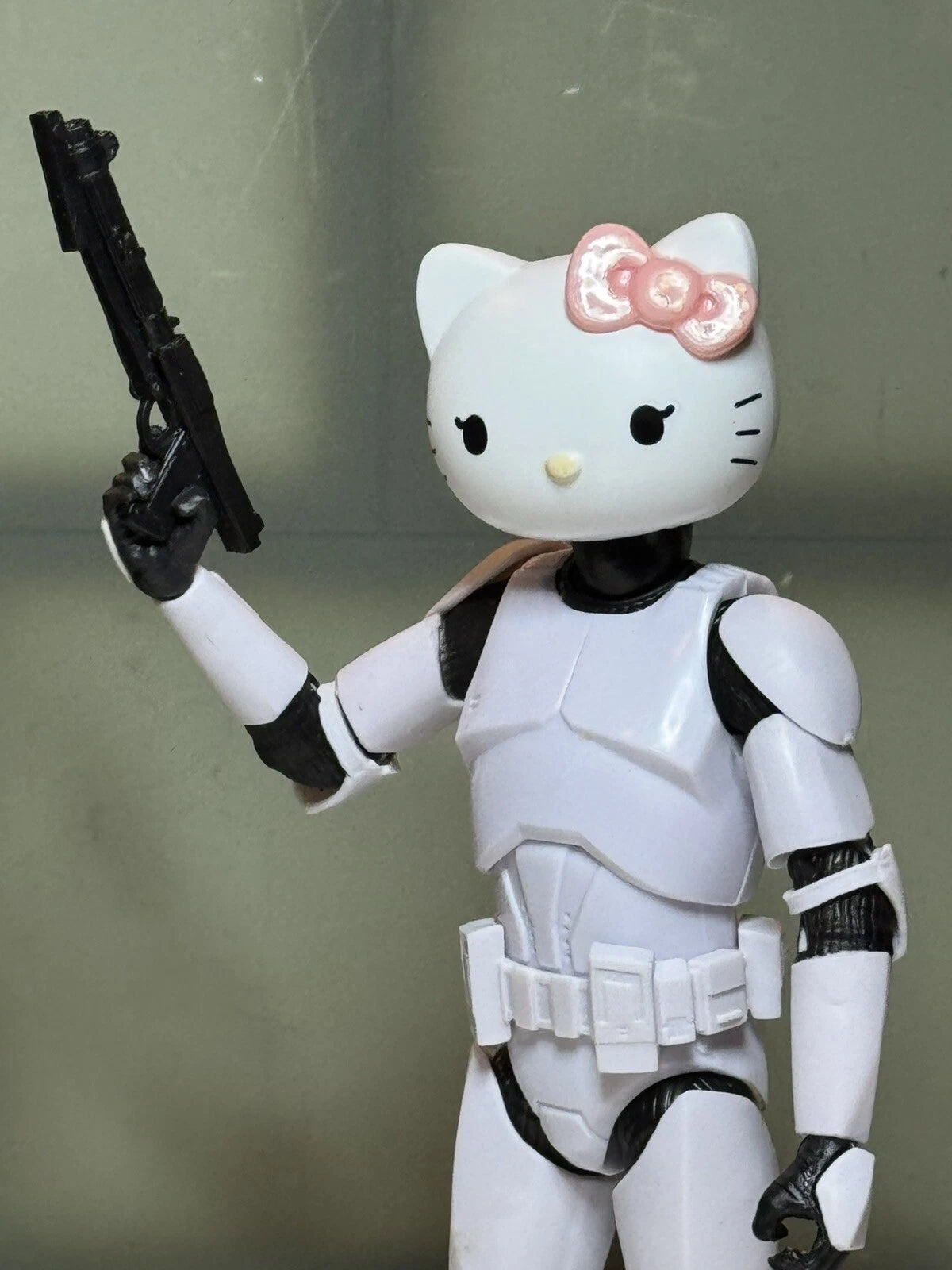 Custom Goodbye Kitty Star Wars Black Series Hello Kitty