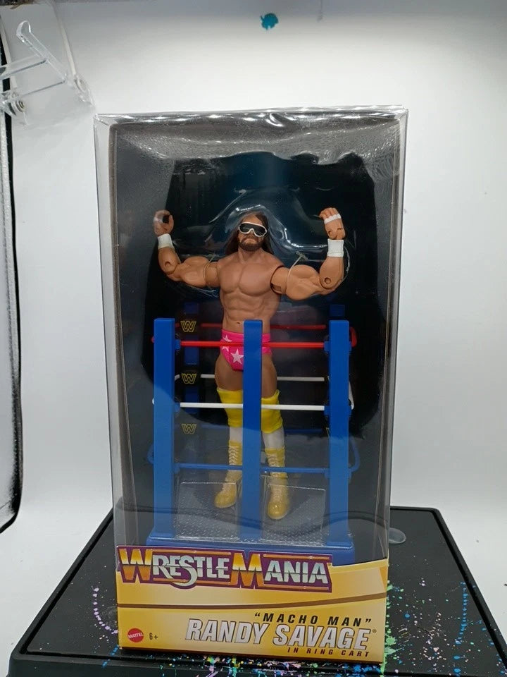 Macho Man Randy Savage Ring Cart Wrestlemania Mattel WWF WWE Mattel