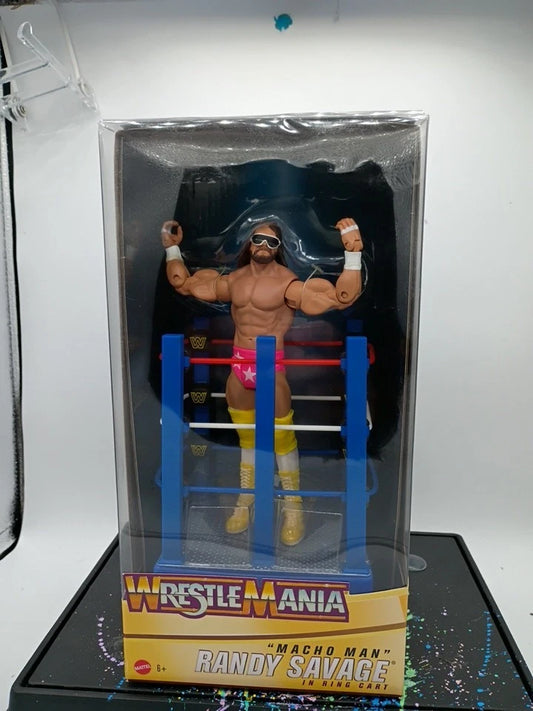 Macho Man Randy Savage Ring Cart Wrestlemania Mattel WWF WWE Mattel