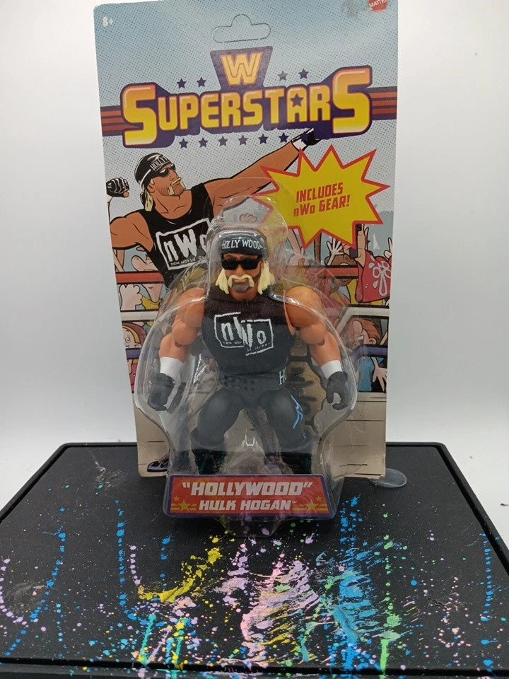 WWE HOLLYWOOD HULK HOGAN WCW NWO ACTION FIGURE MATTEL