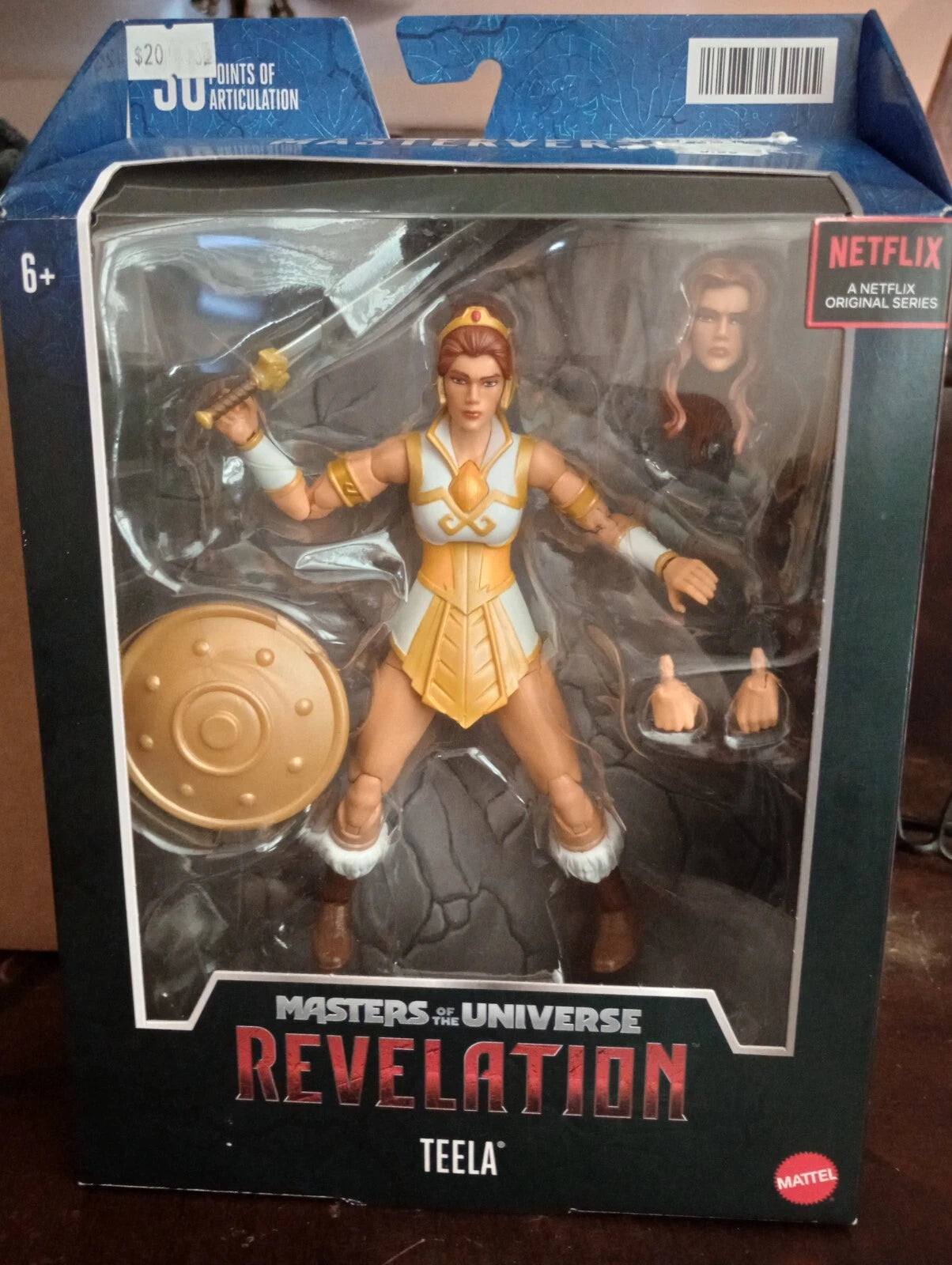 TEELA MASTERS OF THE UNIVERSE REVELATION MATTEL ACTION FIGURE MOTU HE-MAN