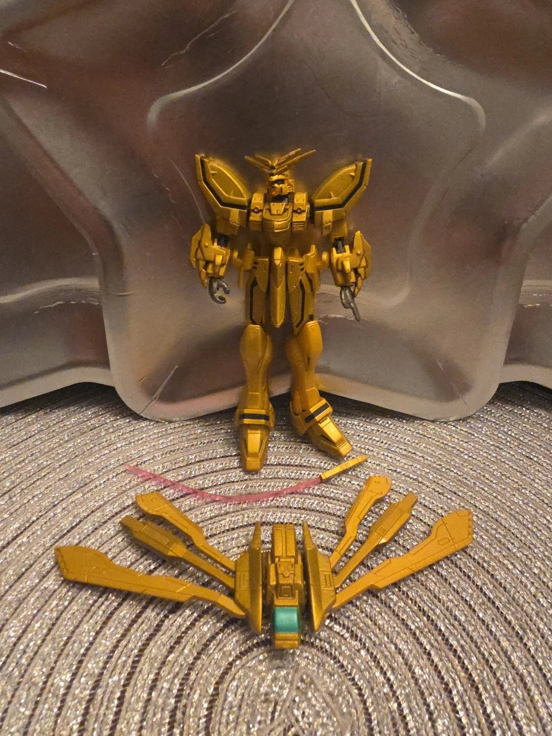 Hyper Mode Burning Gundam Mobile Fighter Gundam Action Figure 2002 Bandai