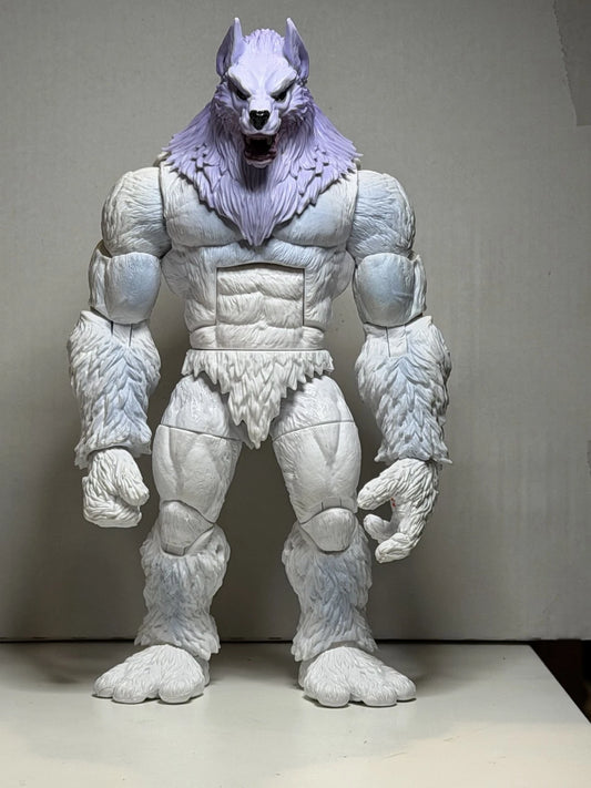Custom Norse God Skoll Werewolf Wolf Kong MYTHOS 1/12 White Baf Marvel Legends