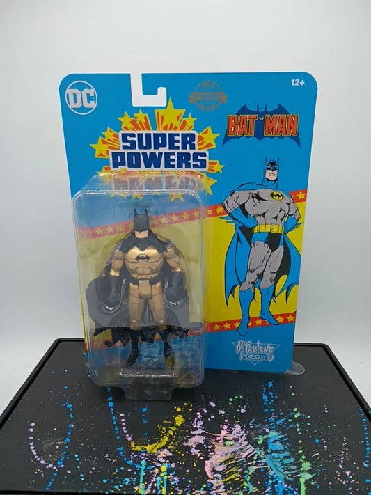 Mcfarlane DC Super Powers Batman 40th Anniversary Gold Edition Figure