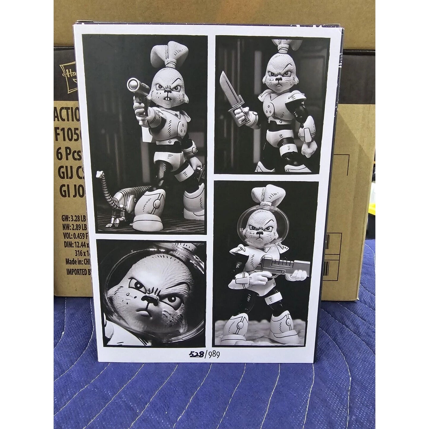 NECA TMNT Space Usagi Yojimbo Black & White 787/989 Stan Sakai Edition - No Card