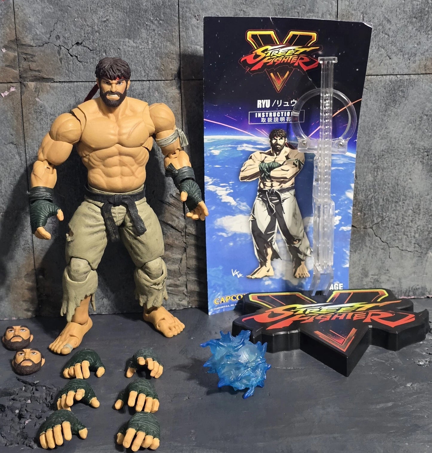 Storm Collectibles Street Fighter V Ryu (Hot Ryu) 1/12 Scale Action Figure