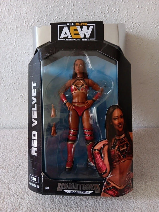 AEW Unmatched Series 5 #38 Red Velvet 6" Wrestling Action Figure Jazwares