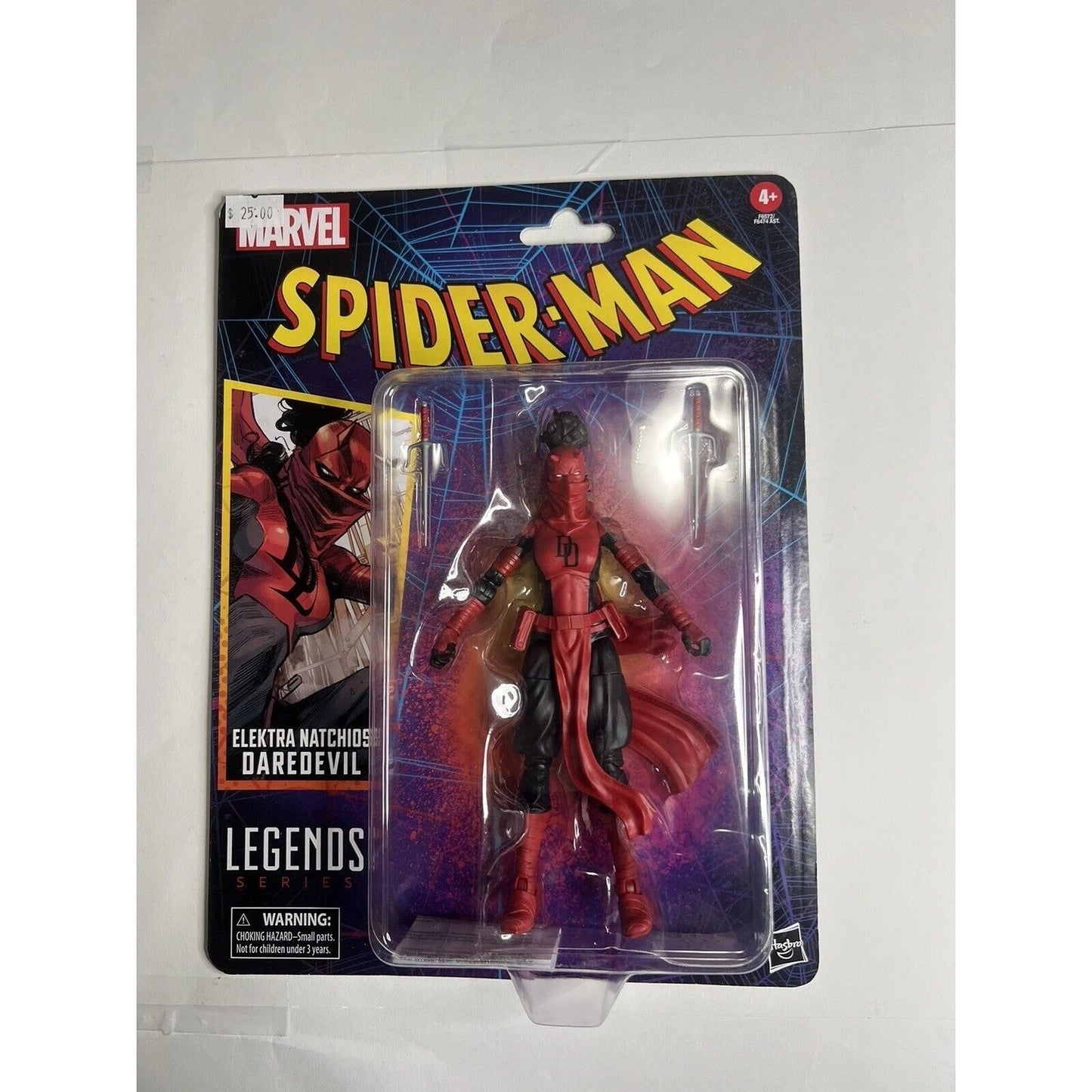 Marvel Legends Series Elektra Natchios Daredevil Spider-Man Legends