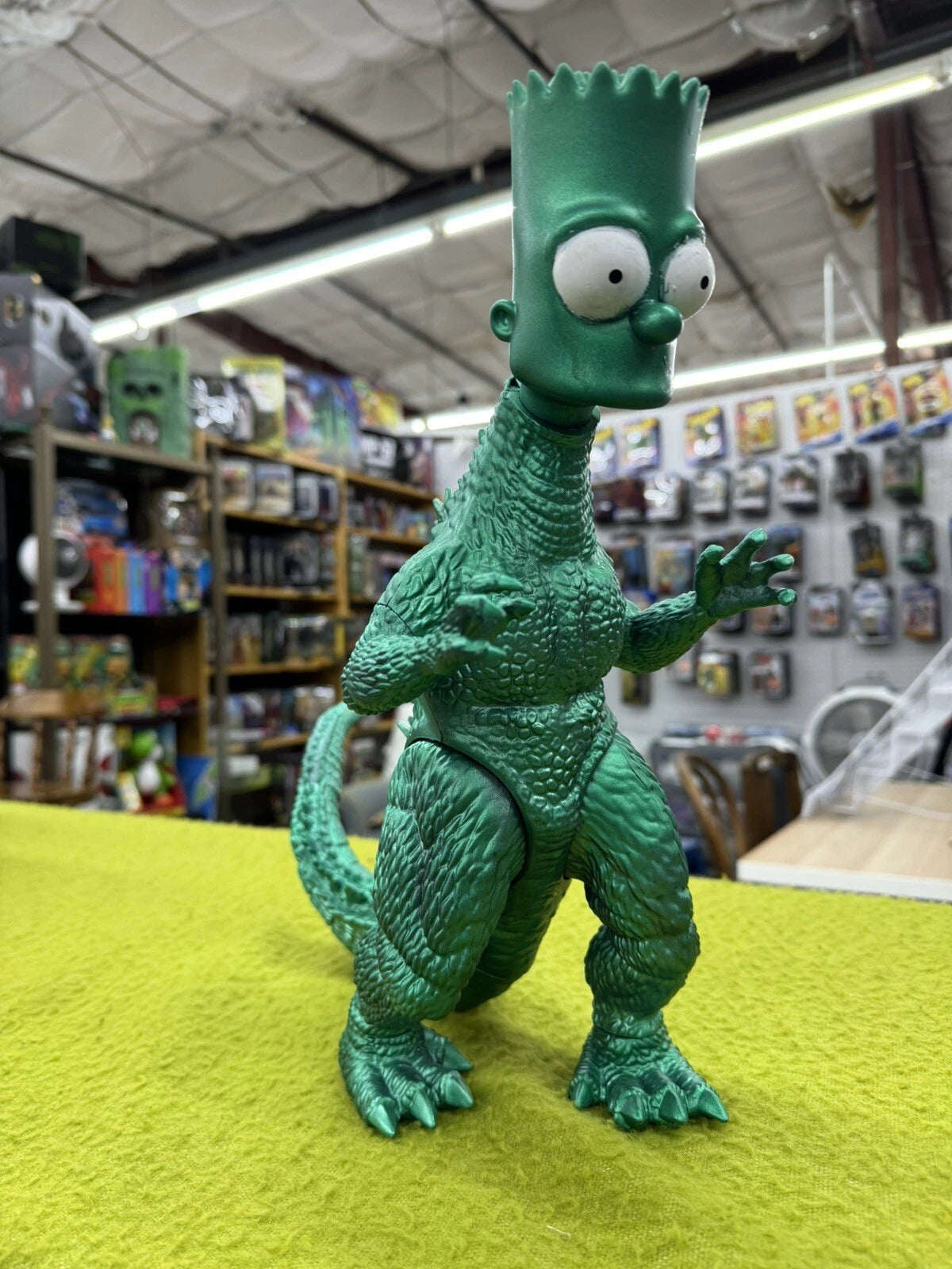Custom Bartzilla BANDAI GODZILLA 12” Tall BART Simpson Jakks Nightmare Super7