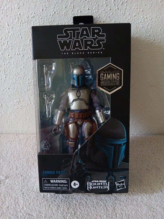 Star Wars Black Series Jango Fett Gaming Greats GameStop Exclusive Hasbro