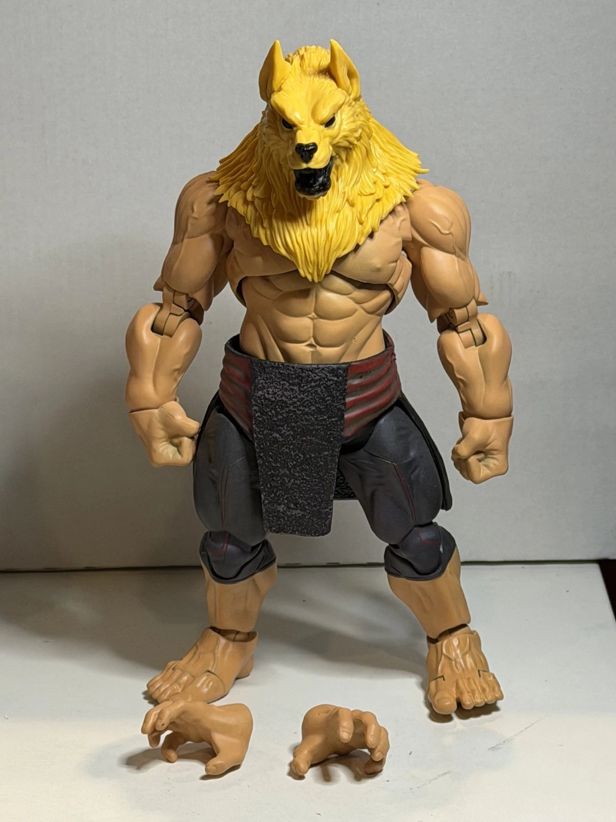 Custom Norse God Skoll Skol Werewolf Wolf Kong MYTHOS 1/12 Ssj Yellow
