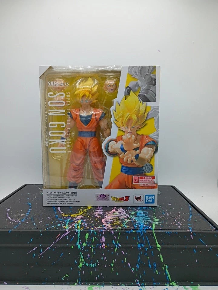 S.H.FIGUARTS DRAGON BALL Z: SUPER SAIYAN FULLPOWER SON GOKU 5" FIGURE BANDAI