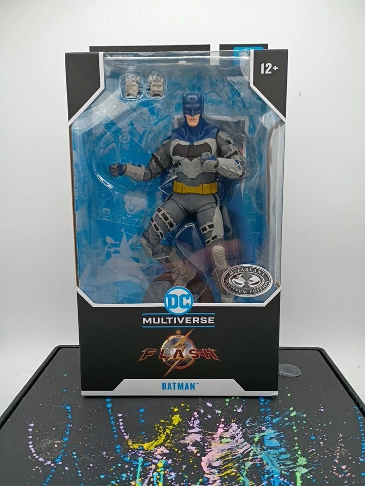 DC Multiverse BATMAN THE FLASH Movie NEW 7" 2024 McFarlane Platinum Ben Affleck