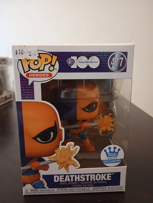 Funko Pop! DC Deathstroke #477 WB 100th Shop Exclusive