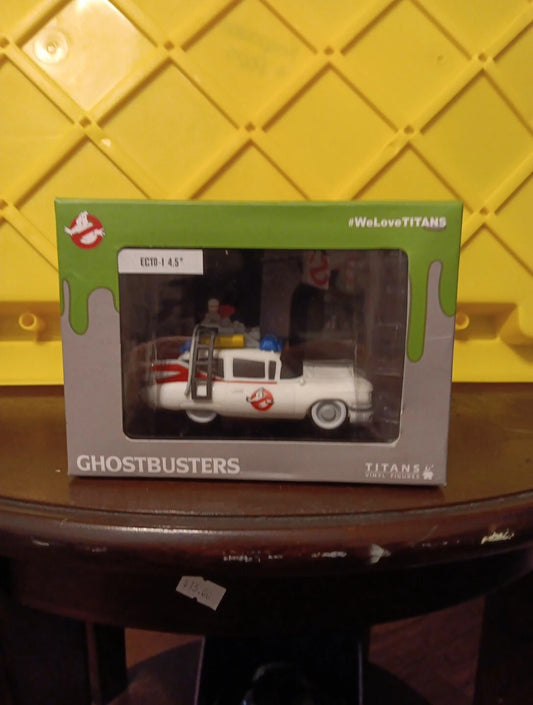 NEW - Ghostbusters ECTO-1 Titans 4.5” Vinyl Figure Car NerdBlock Exclusive