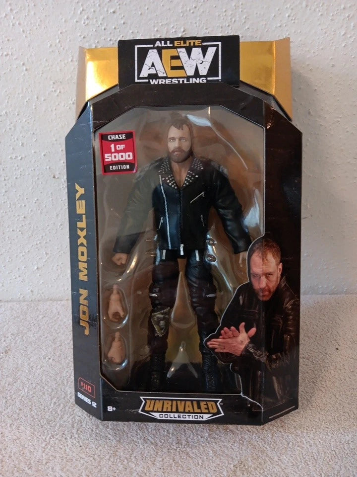 JAZWARES AEW JON MOXLEY CHASE SERIES 12 RARE 1 of 5000 UNRIVALED