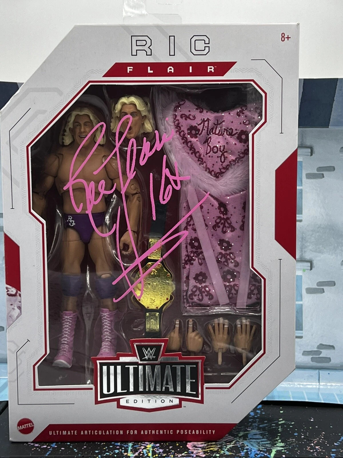 *Autographed* WWE Ultimate Edition Ric Flair Action Figure