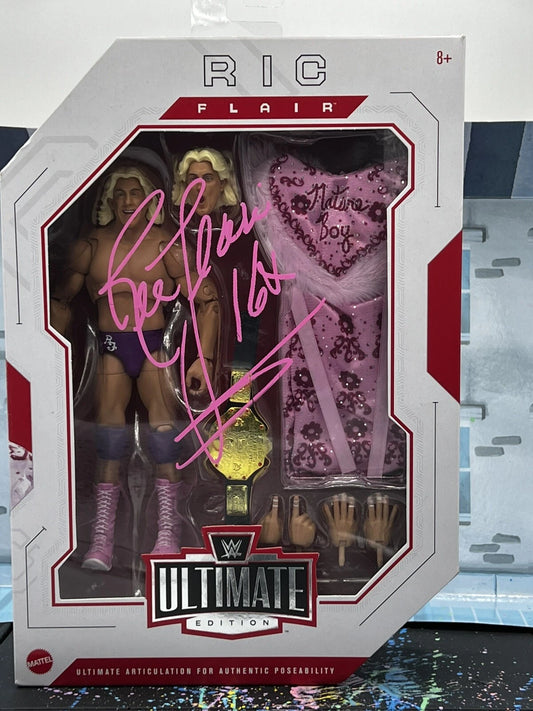 *Autographed* WWE Ultimate Edition Ric Flair Action Figure