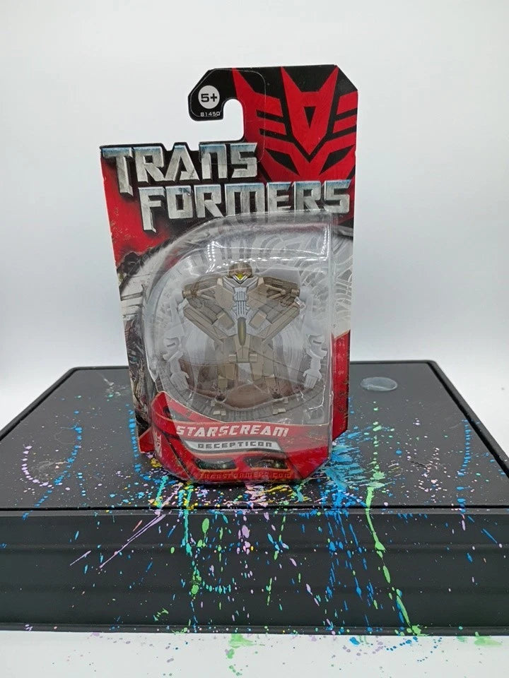 Hasbro Transformers 4in Figure Starscream Decepticon Robot to F-22 Raptor