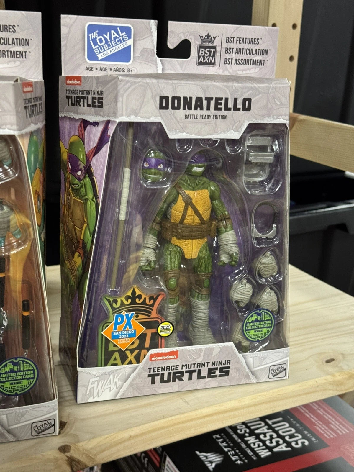 SDCC 2023 Loyal Subjects Battle Ready Tmnt 4 Pack BST AXN Unopened w/ Shipper
