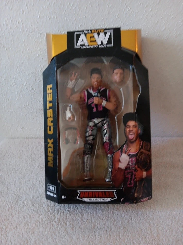 AEW Unrivaled Collection Series 14 Max Caster #129 Wrestling Figure