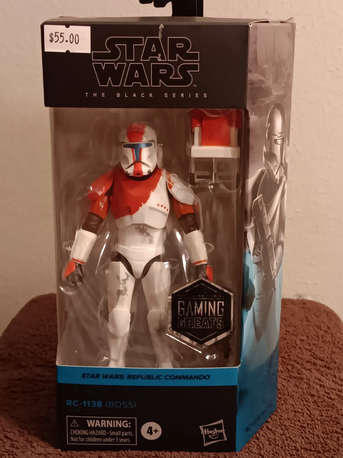 Star Wars Black 6" Republic Commando RC-1138 Boss