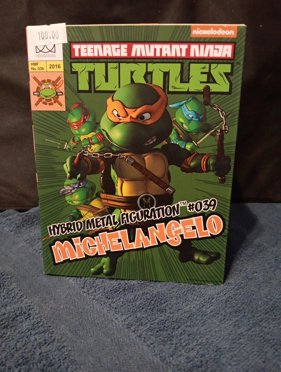 TEENAGE MUTANT NINJA TURTLES HYBRID METAL FIGURATION MICHEALANGELO HEROCROSS #39