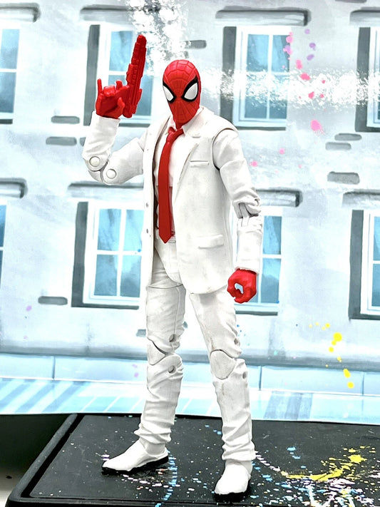 Custom Agent Spiderman Marvel Legends Into The Spiderverse 00Spider
